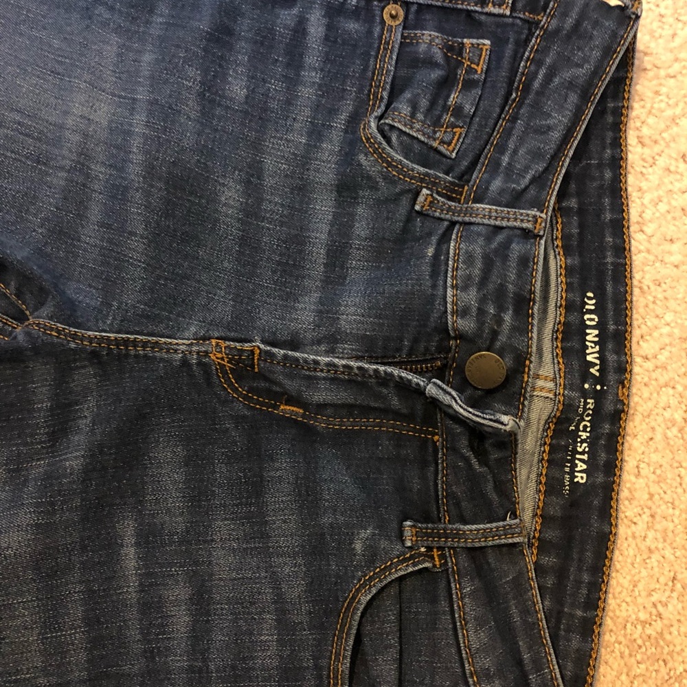 Old Navy Midrise Denim Rockstar Jeans